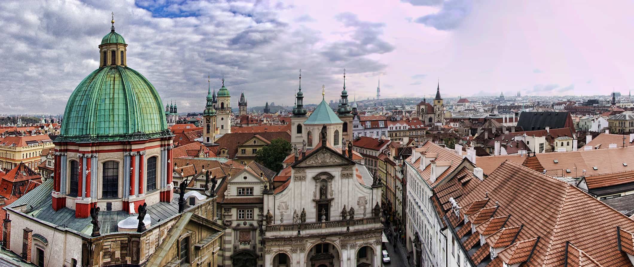 The historic city of Prague with its classic stunning architecture